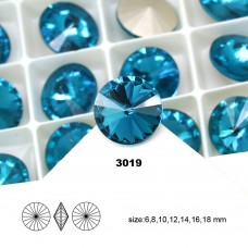 DZ 3019  12 mm  riviol shape crystal fancy stone 